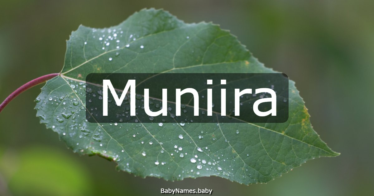 Muniira