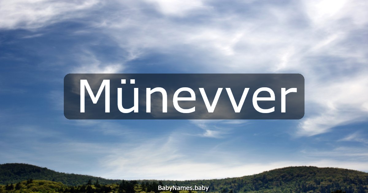 Münevver