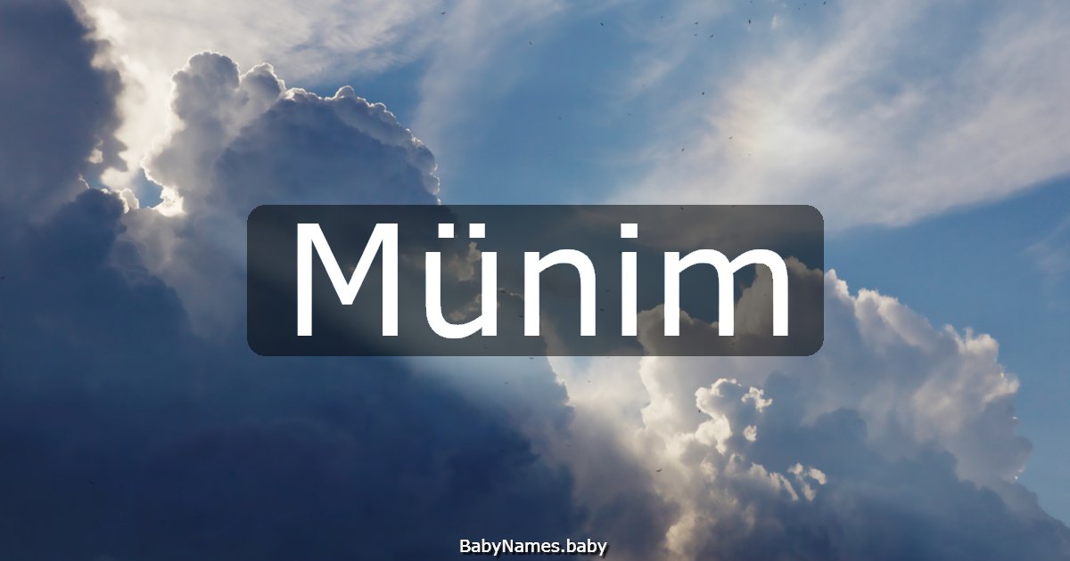 Münim
