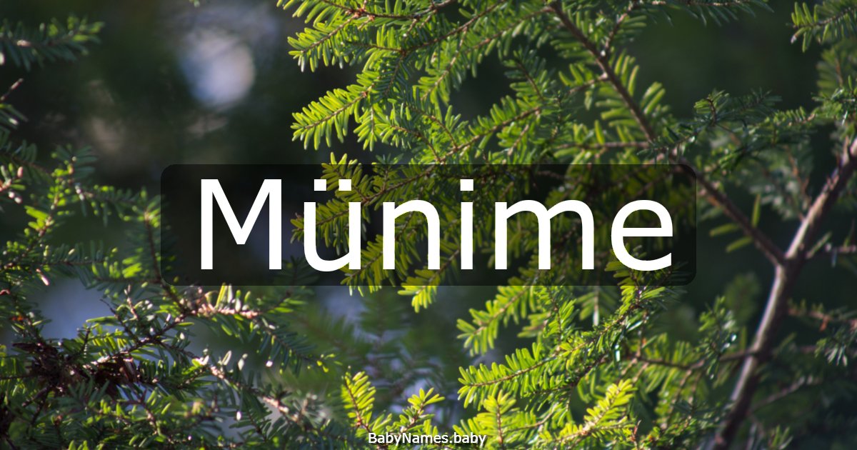 Münime