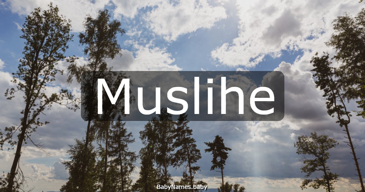 Muslihe