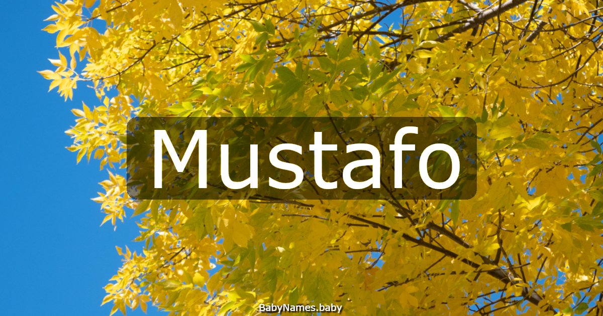 Mustafo