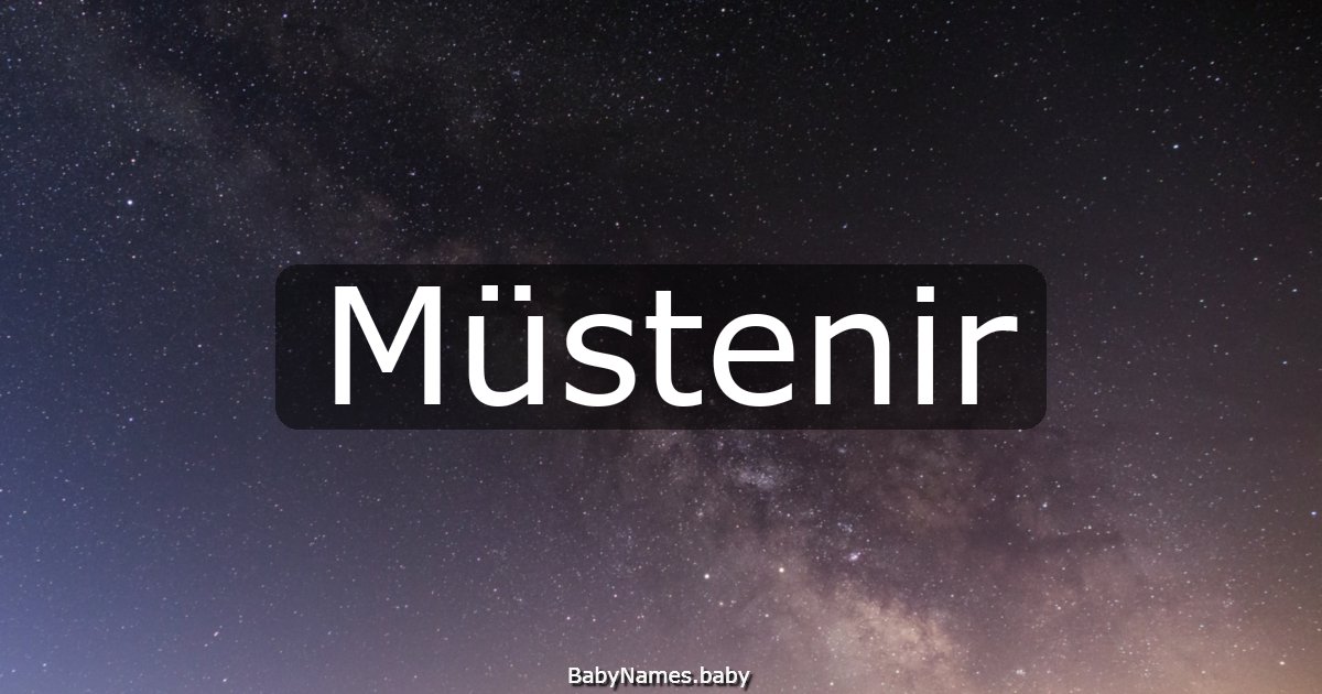 Müstenir