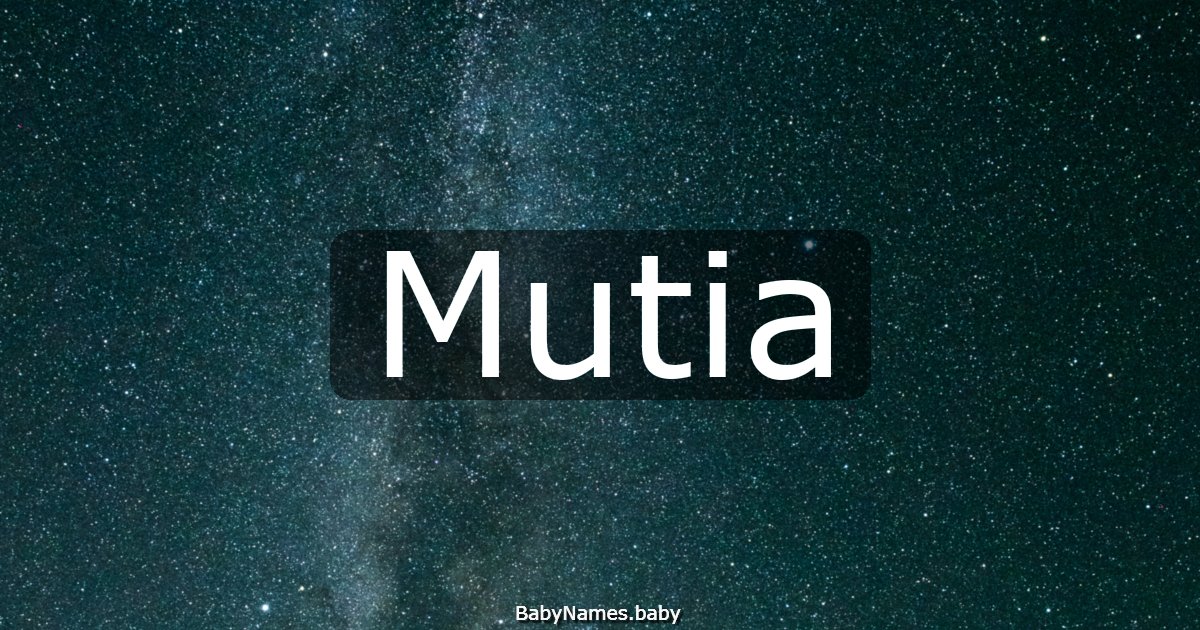 Mutia