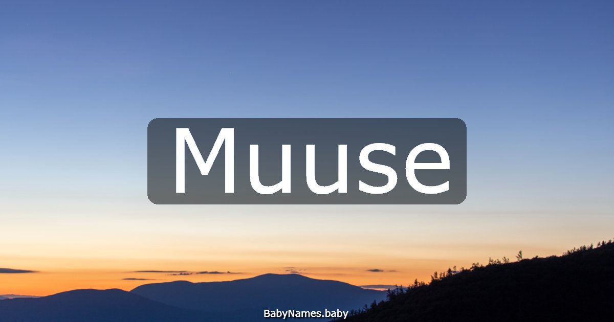 Muuse