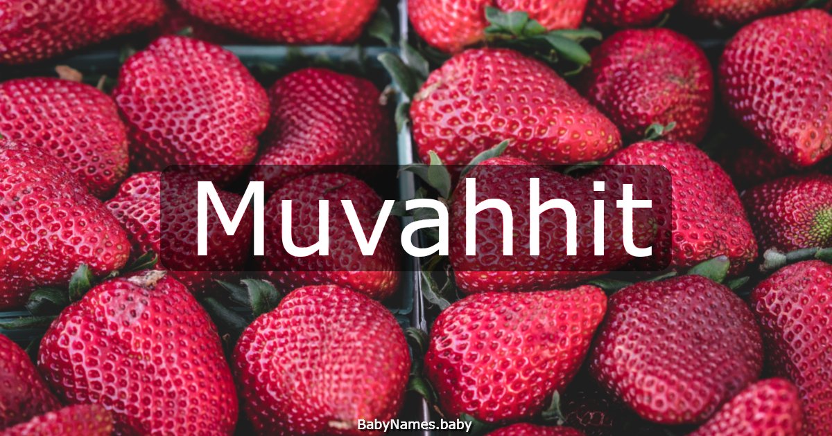 Muvahhit
