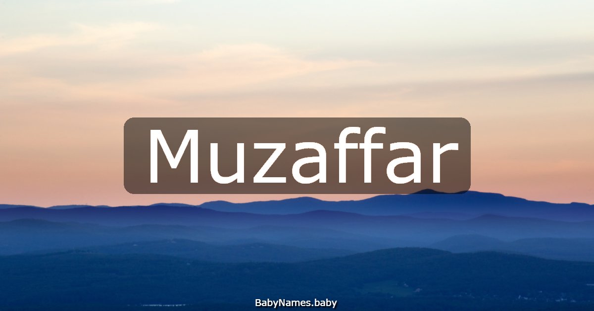 Muzaffar