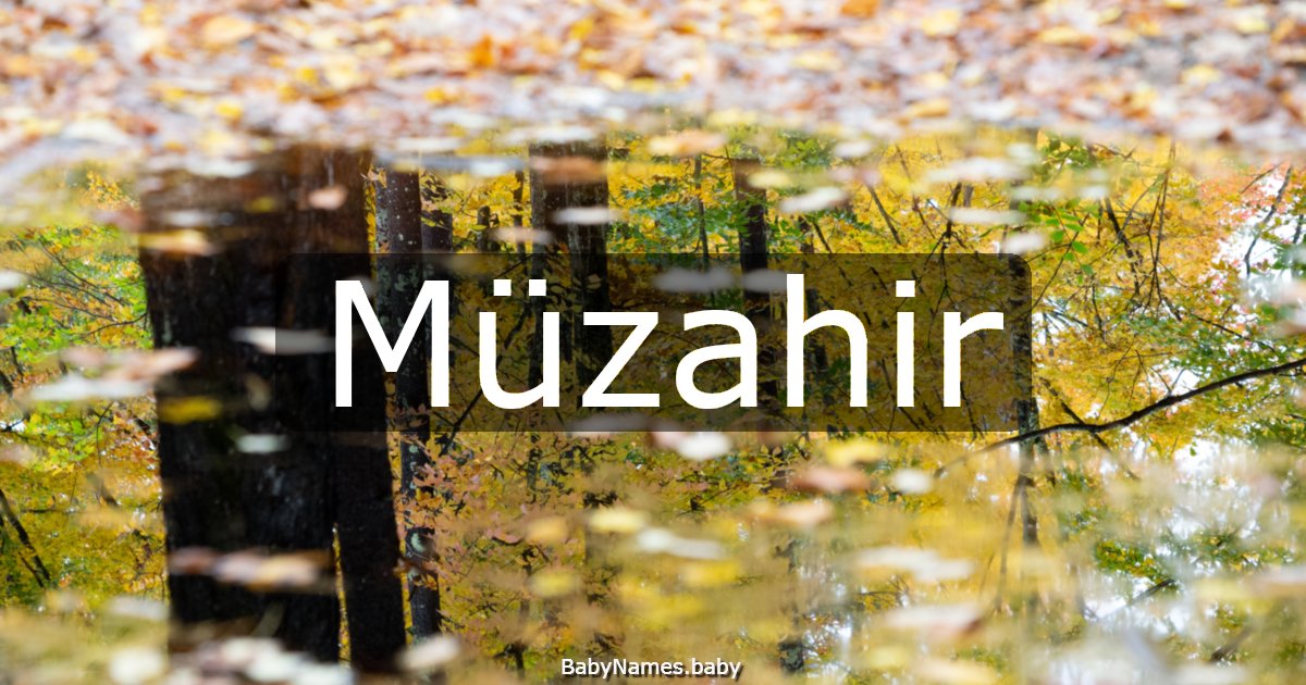 Müzahir