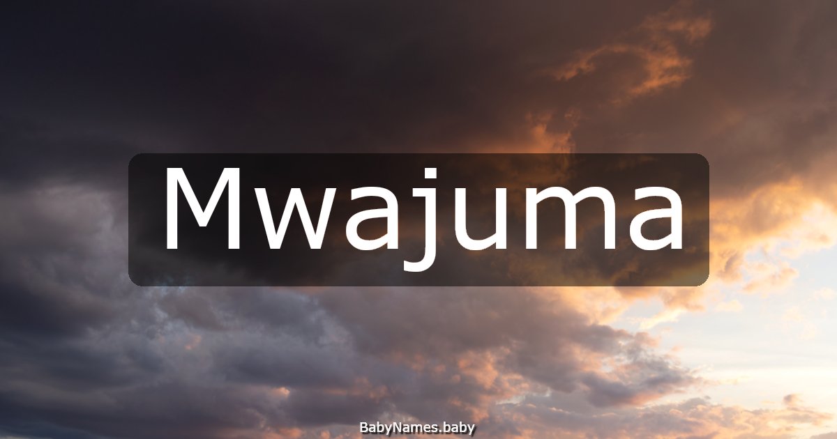 Mwajuma