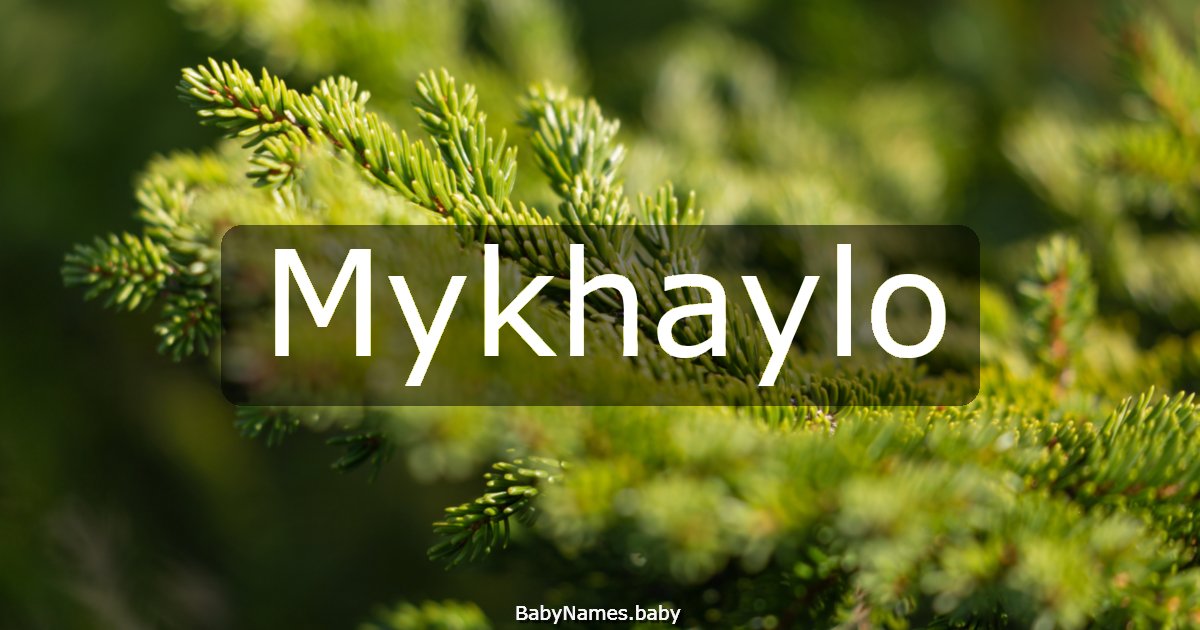 Mykhaylo
