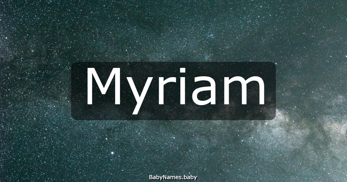 Myriam