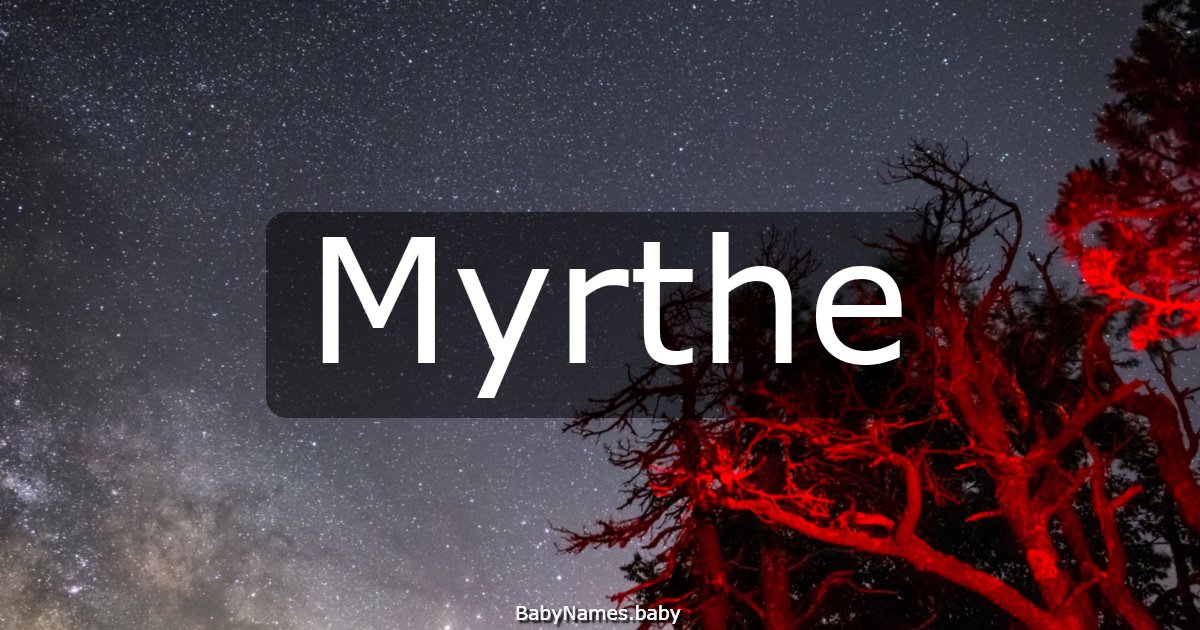 Myrthe