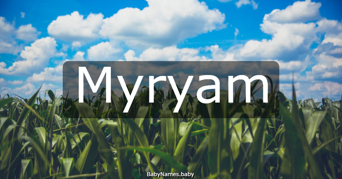 Myryam