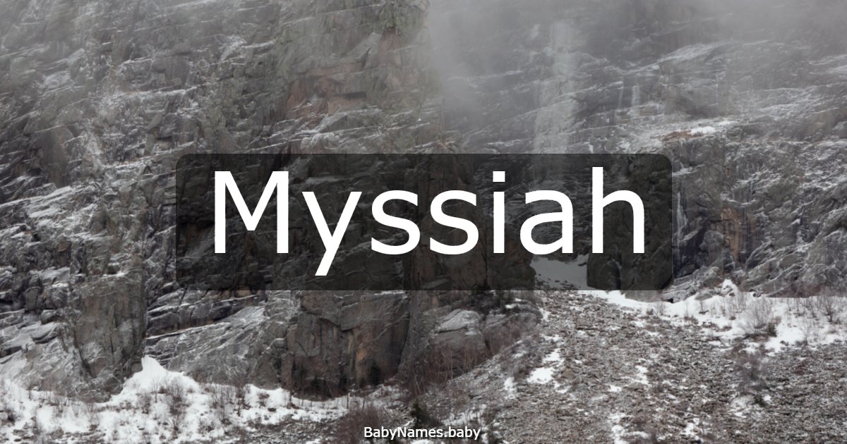 Myssiah