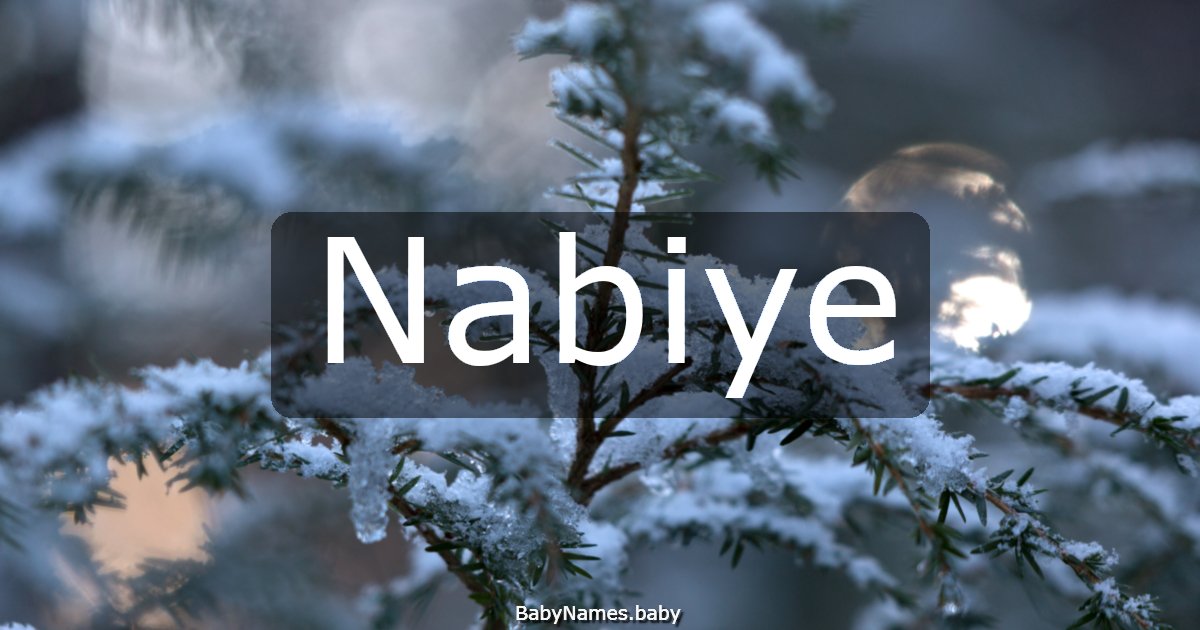 Nabiye