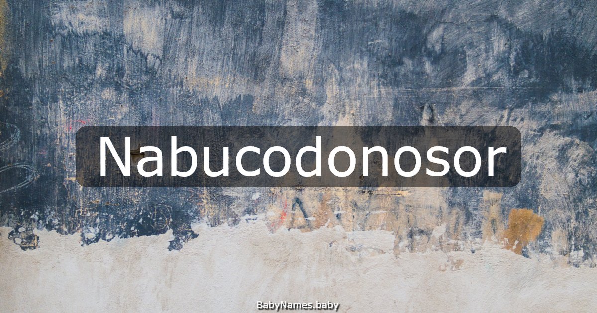 Nabucodonosor