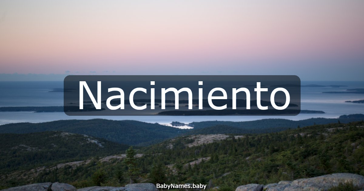 Nacimiento
