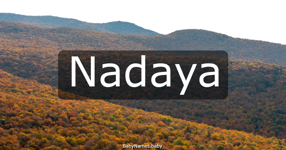 Nadaya