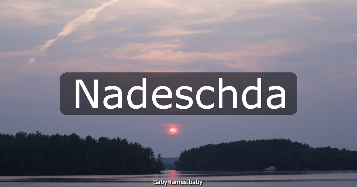 Nadeschda