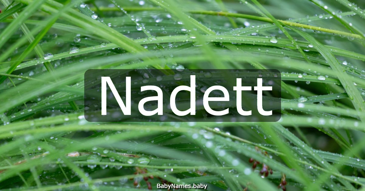 Nadett