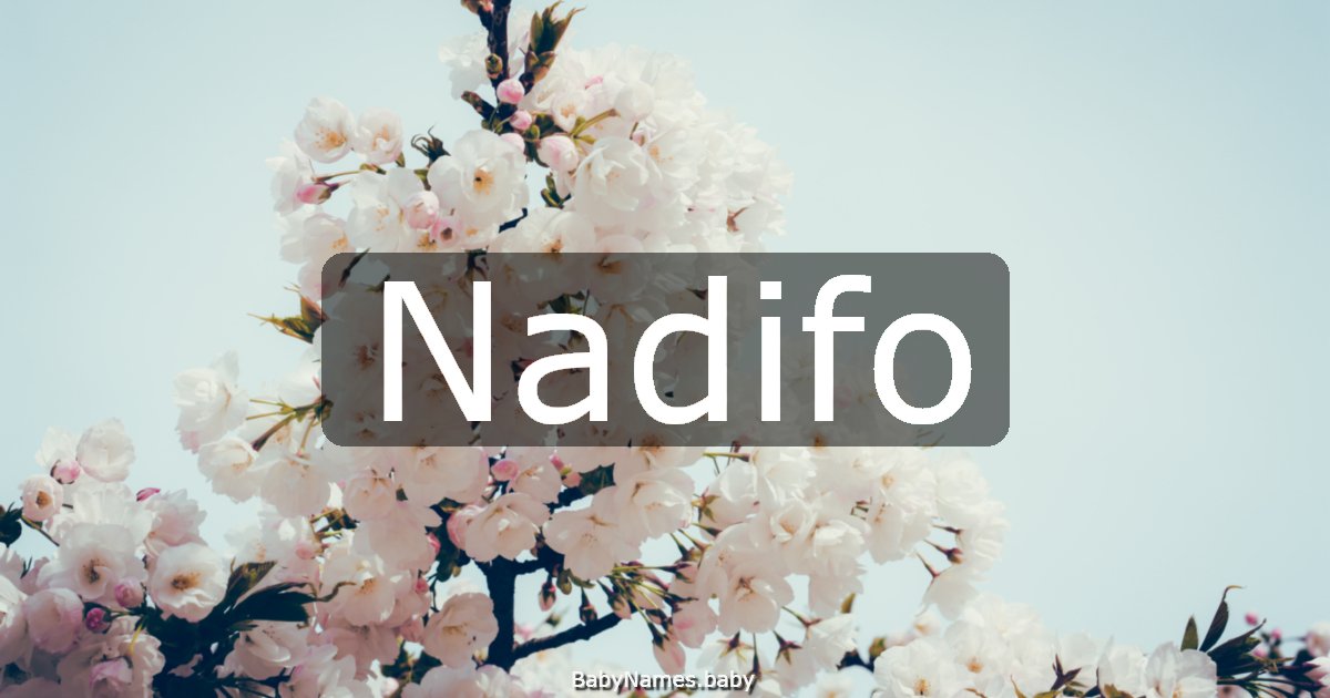 Nadifo