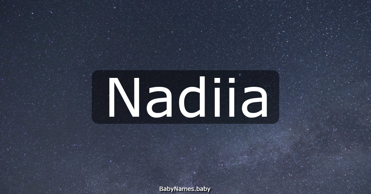 Nadiia