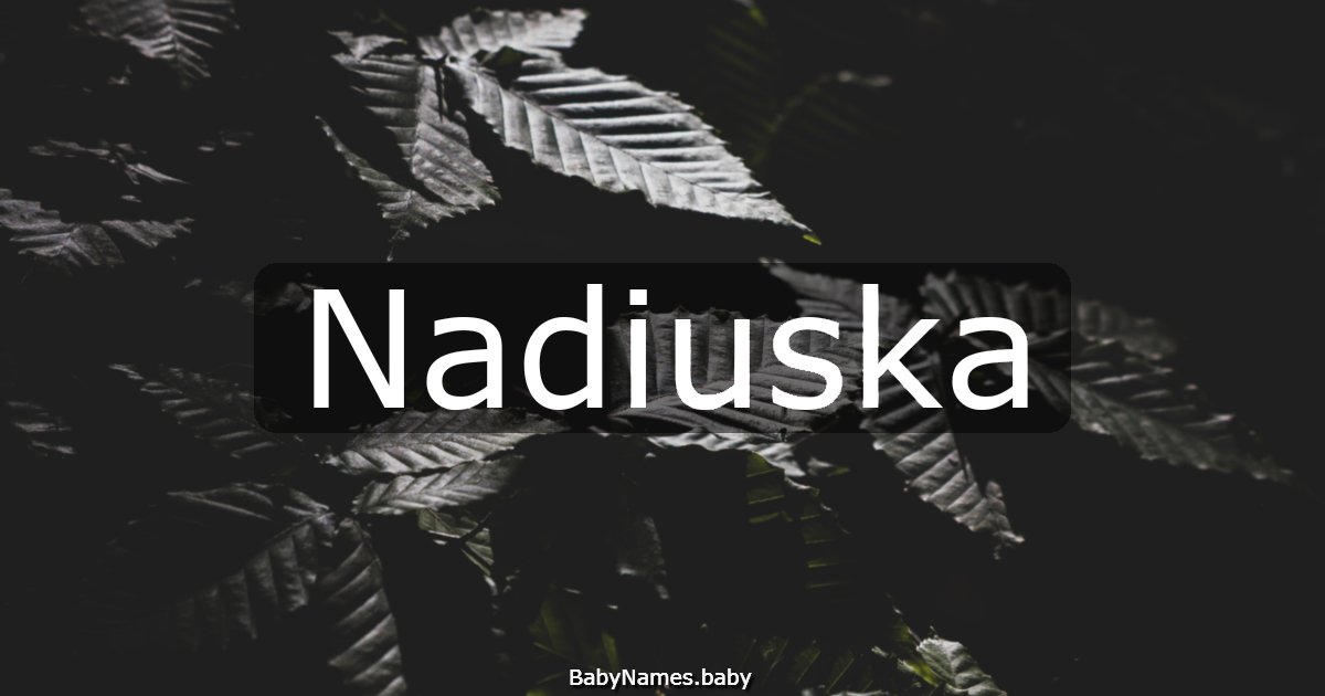 Nadiuska