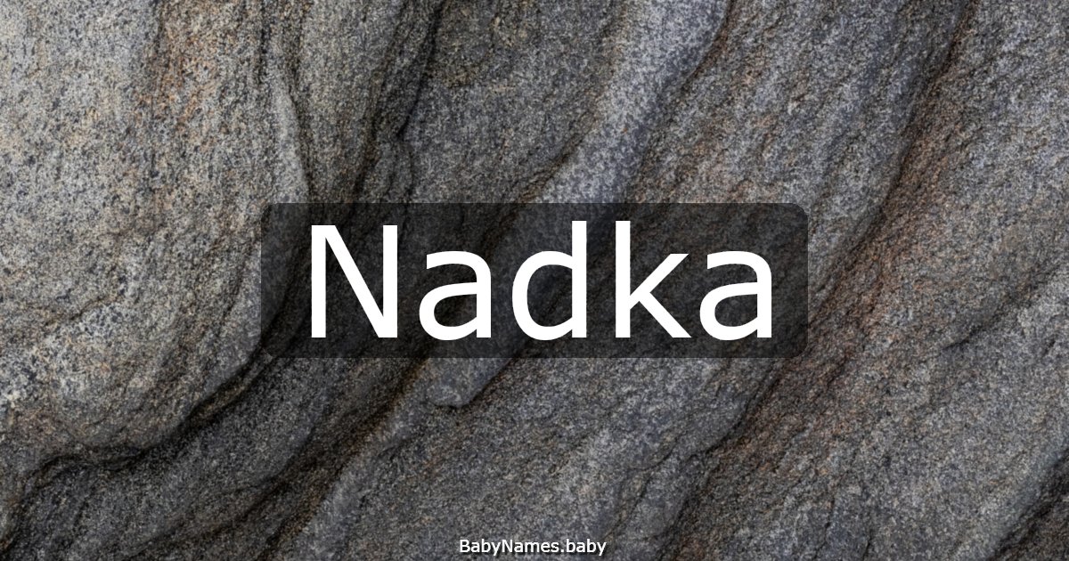 Nadka