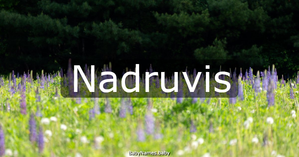 Nadruvis