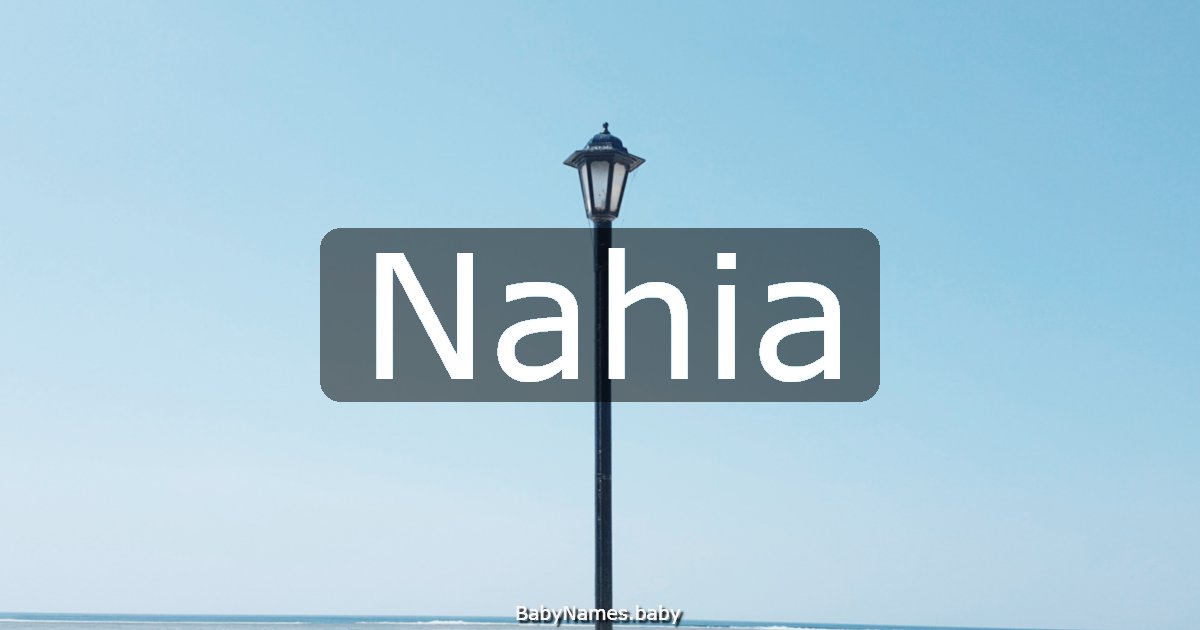 Nahia