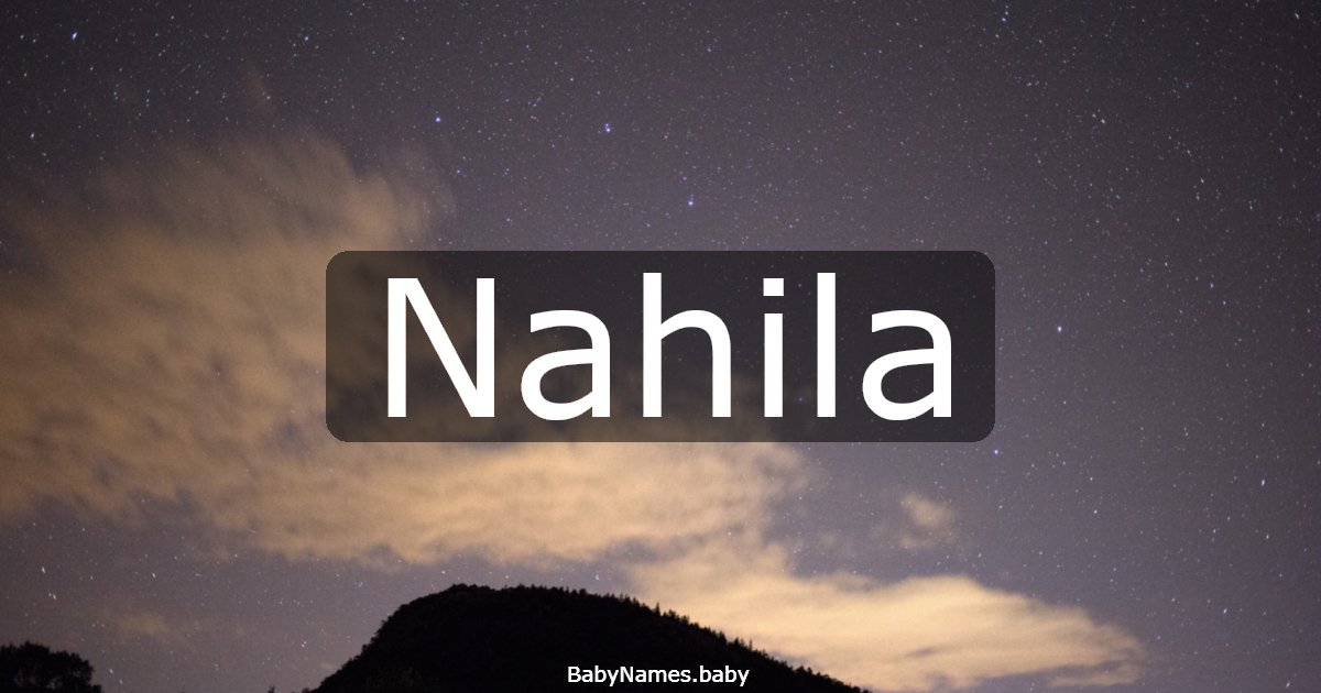 Nahila