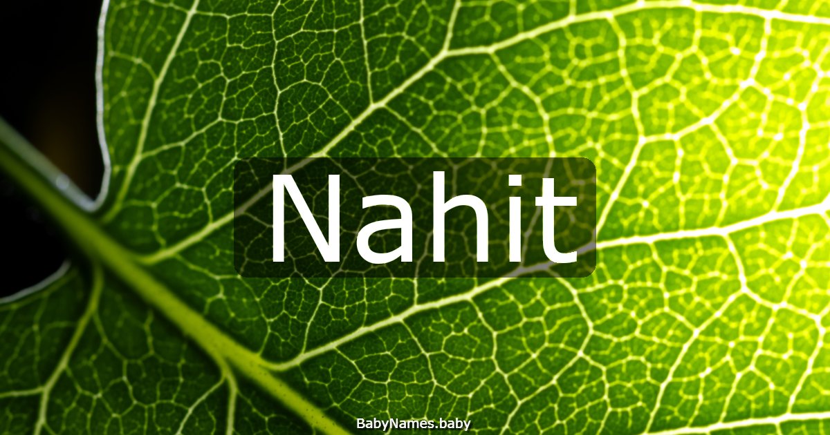 Nahit