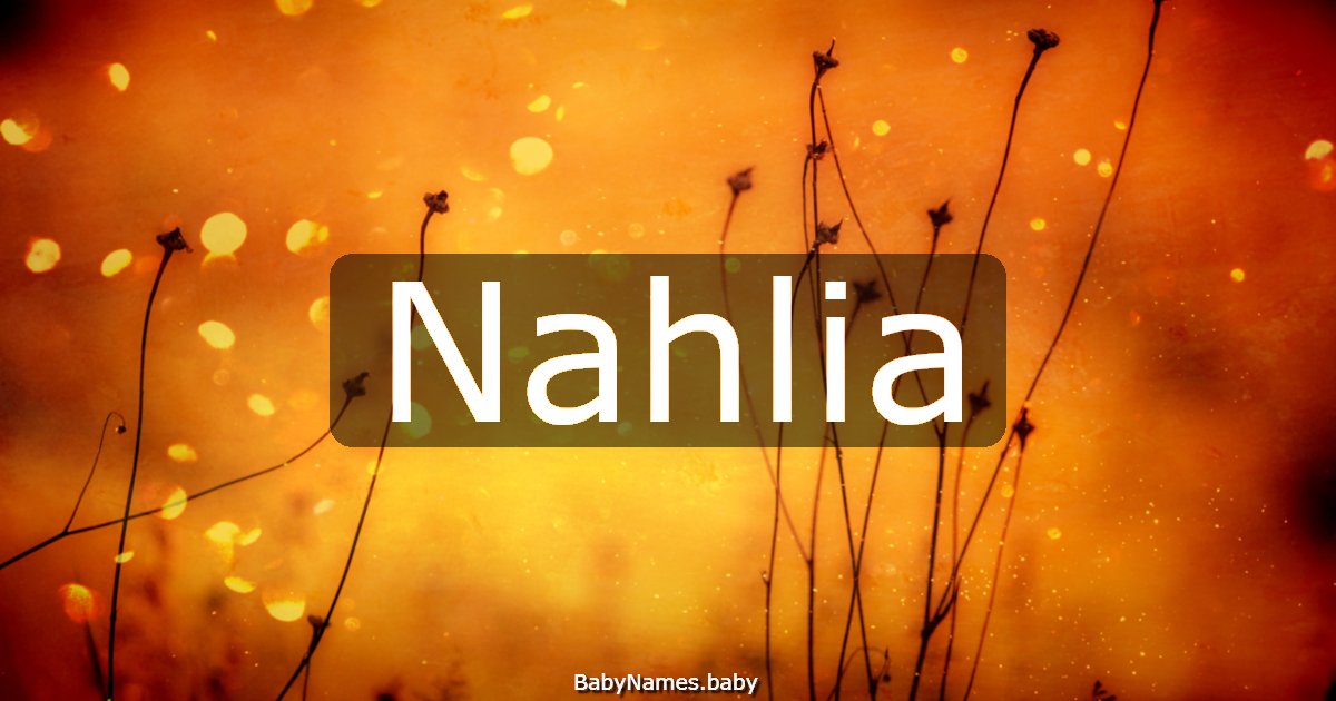 Nahlia