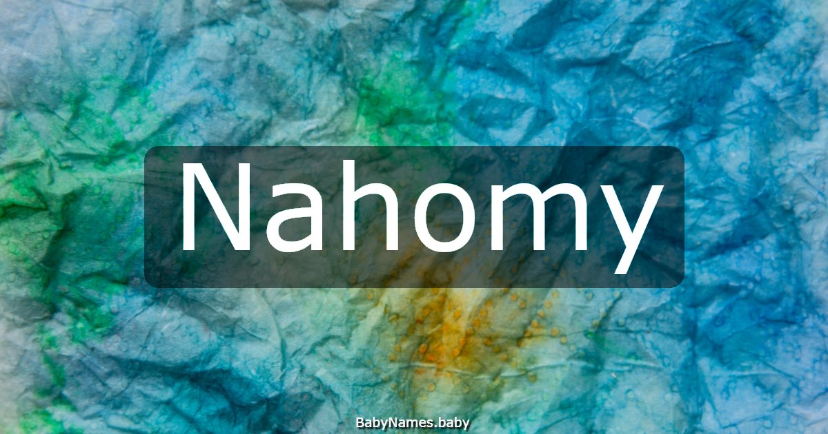 Nahomy