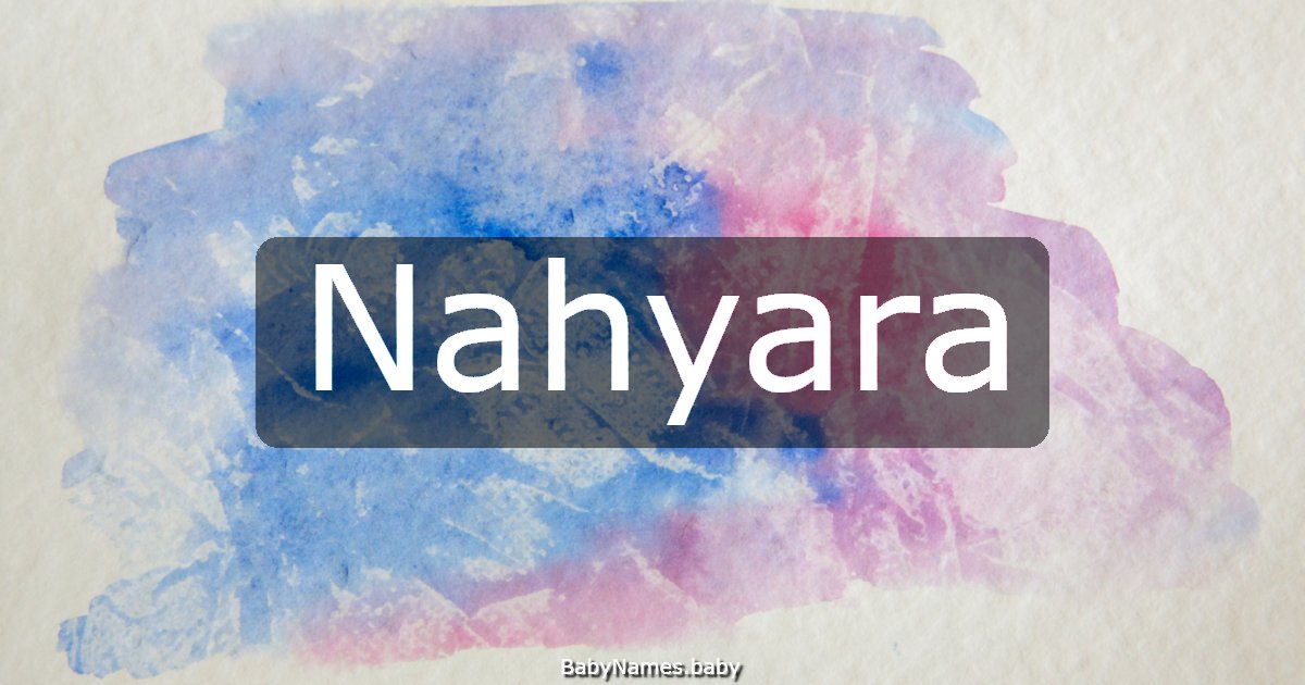 Nahyara