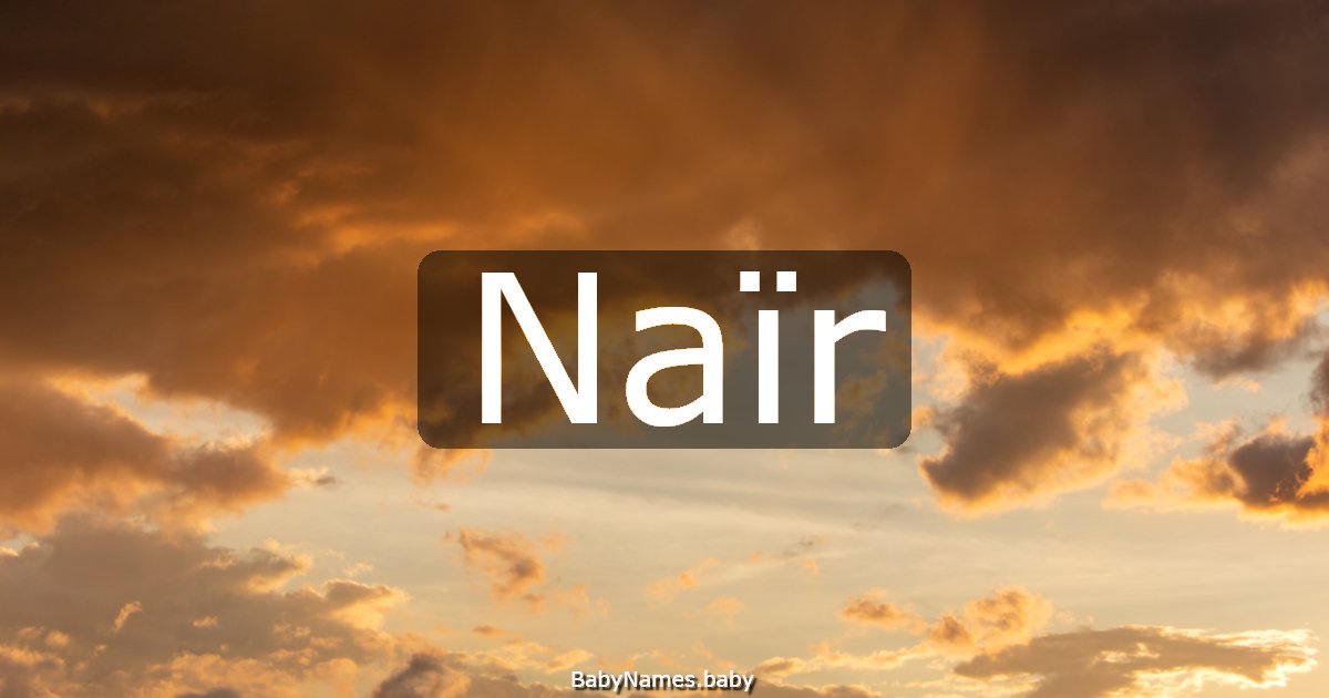 Naïr