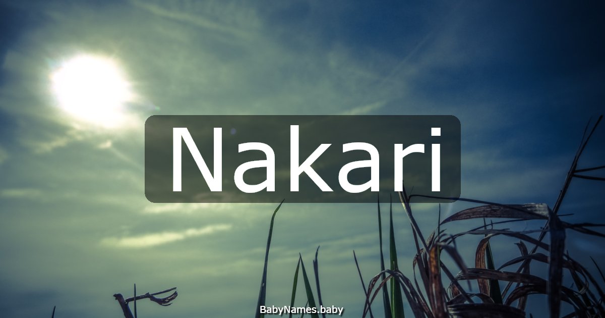Nakari