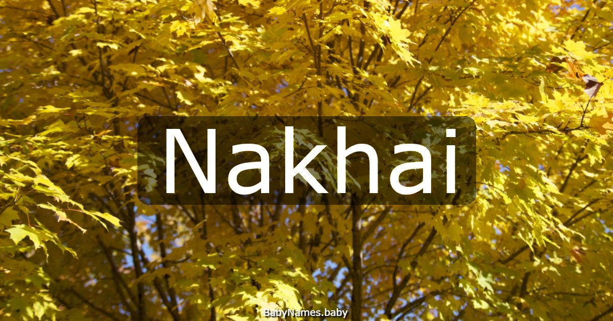 Nakhai