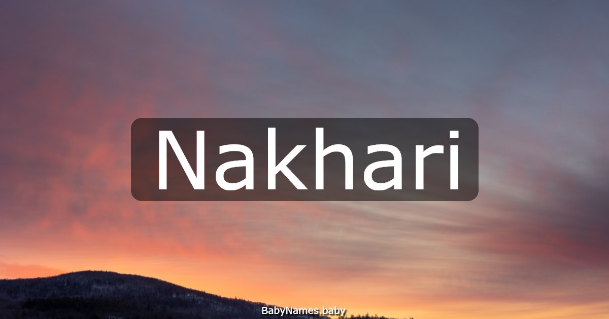 Nakhari