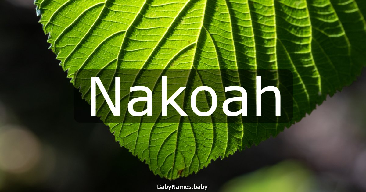 Nakoah