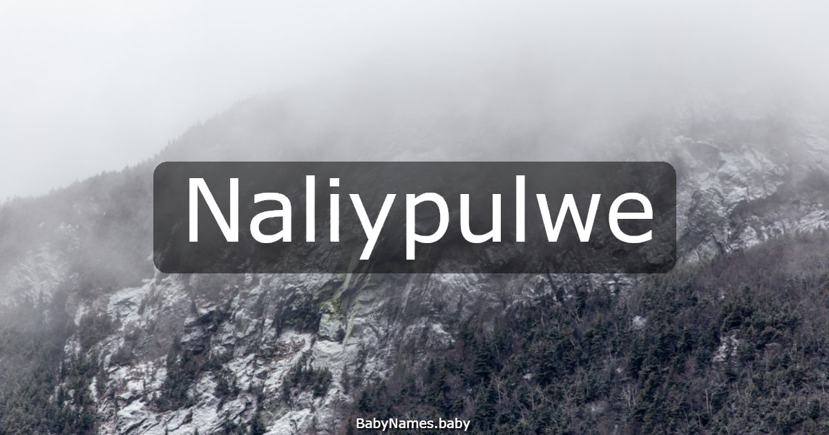 Naliypulwe