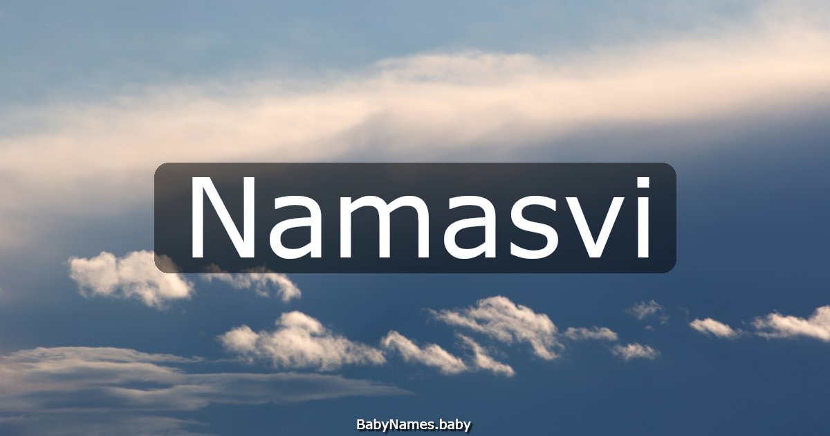 Namasvi