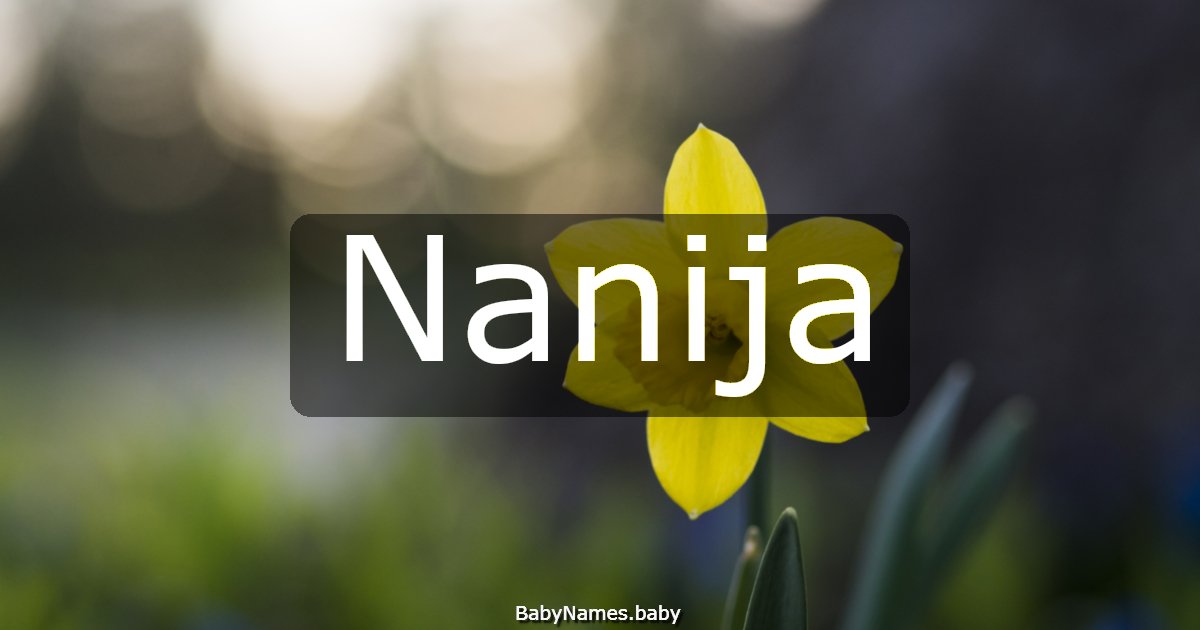 Nanija
