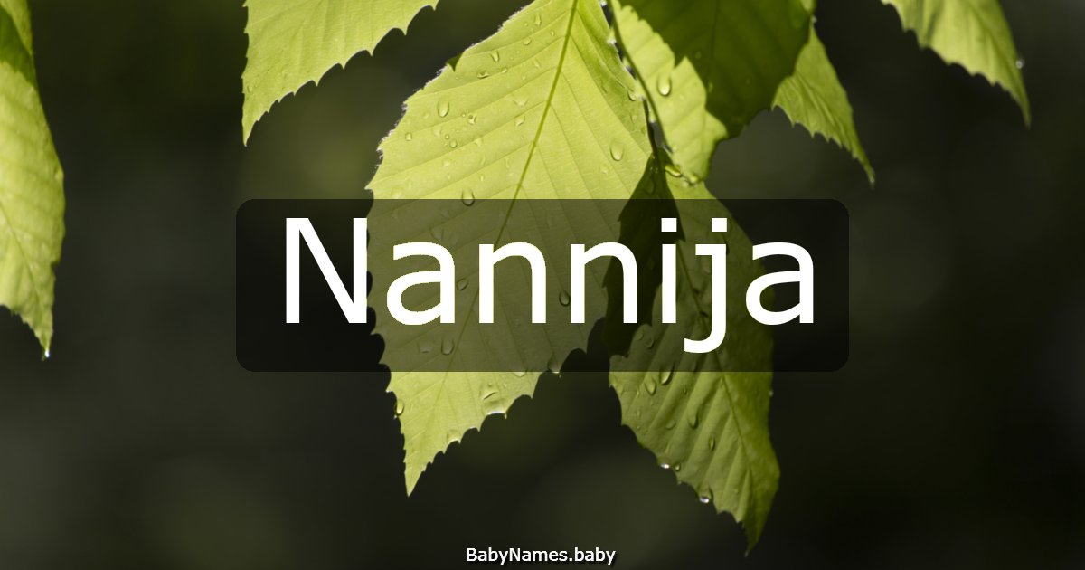 Nannija