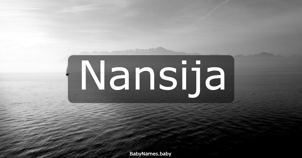 Nansija