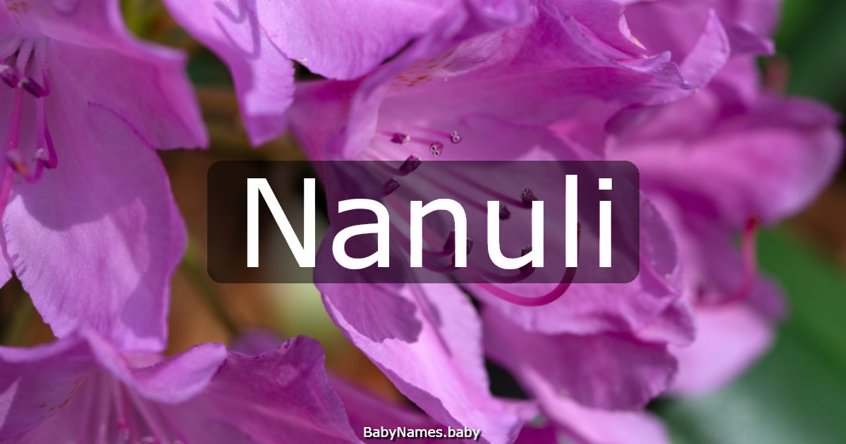 Nanuli