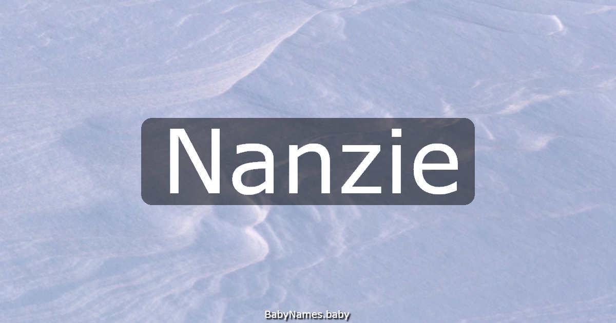 Nanzie