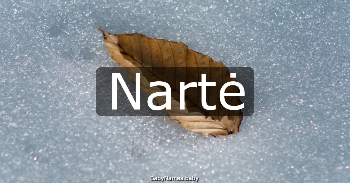 Nartė