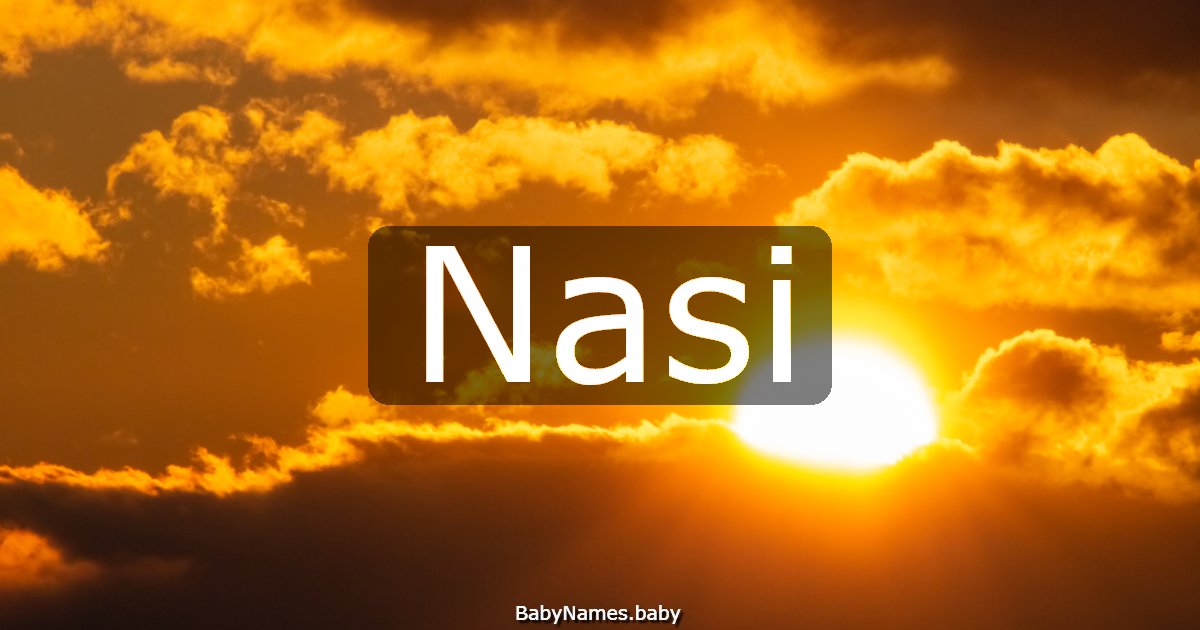 Nasi