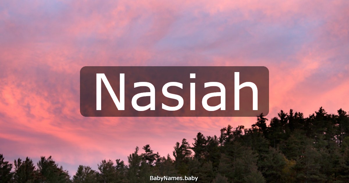 Nasiah
